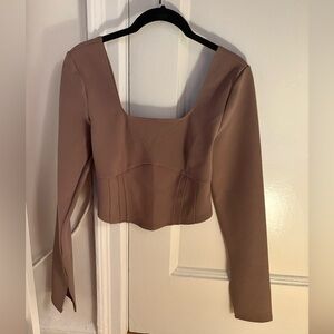 NWT Brown Corset Top from Abercrombie
